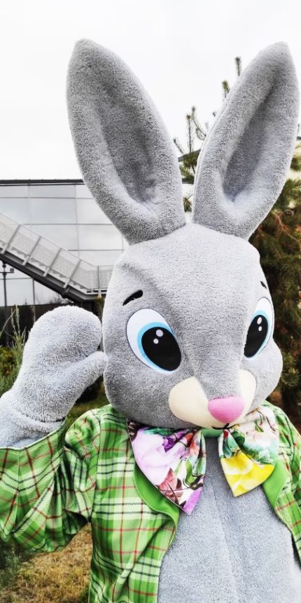 easter bunny mascot saharacostumes - mascot costumes C1